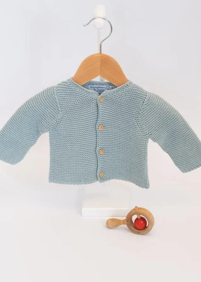 Knitted Sage Green Cardigan