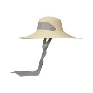 Low Crown Extra Long Brim Cordovan With Adjustable Ribbon