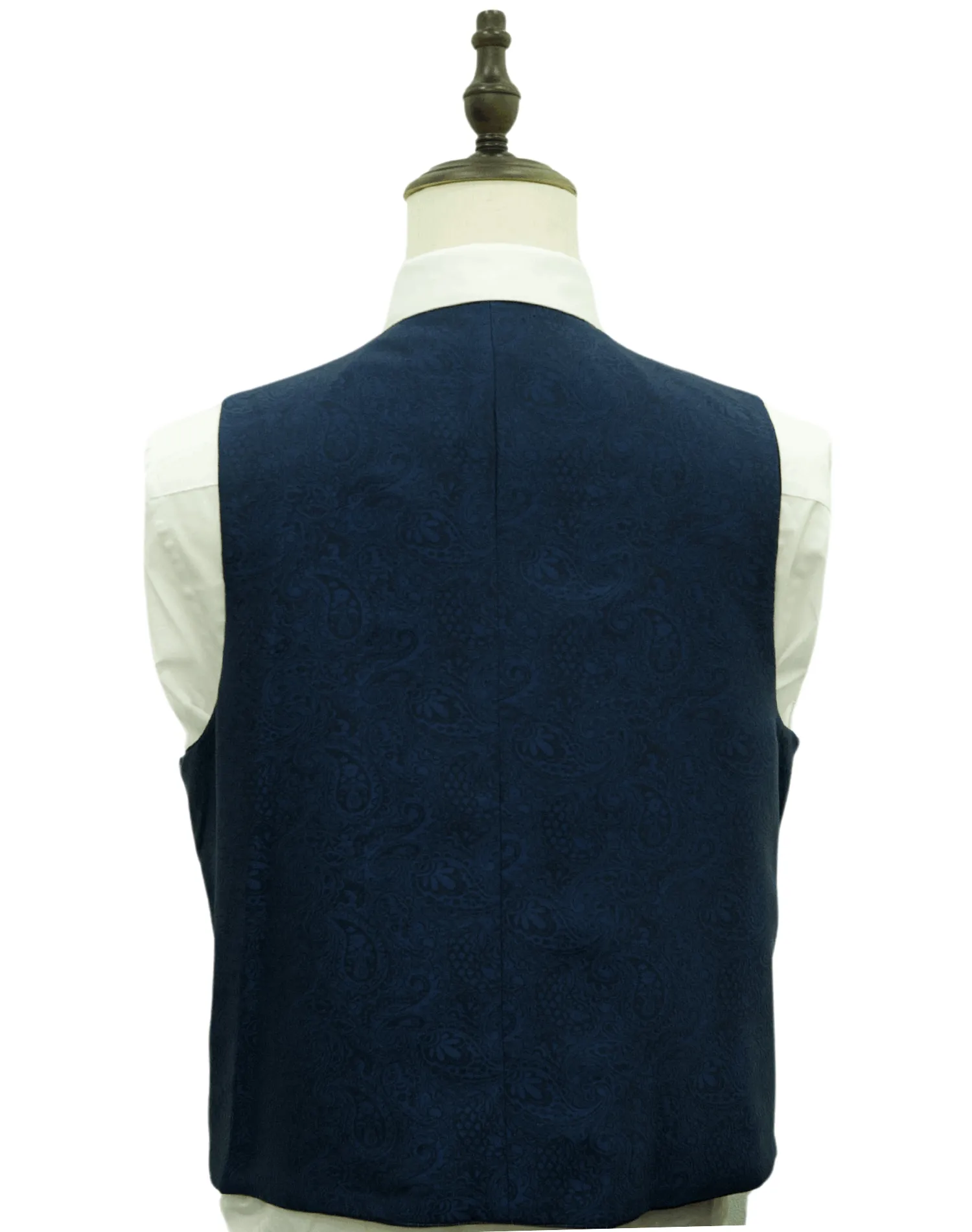 Mazari Paris Revo Modern Fit Suit With Reversible Vest - Navy 2302