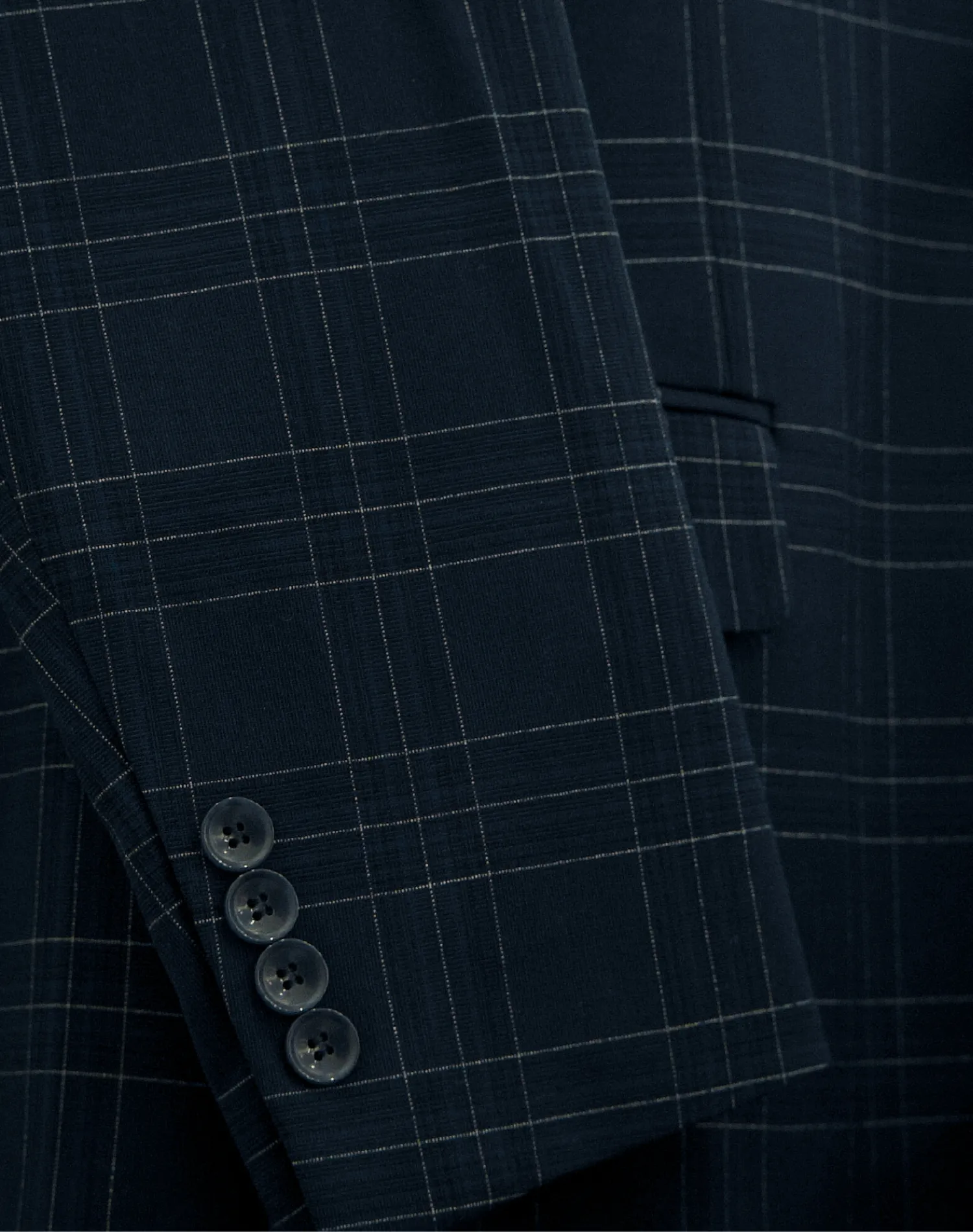 Mazari Paris Revo Modern Fit Suit With Reversible Vest - Navy 2302