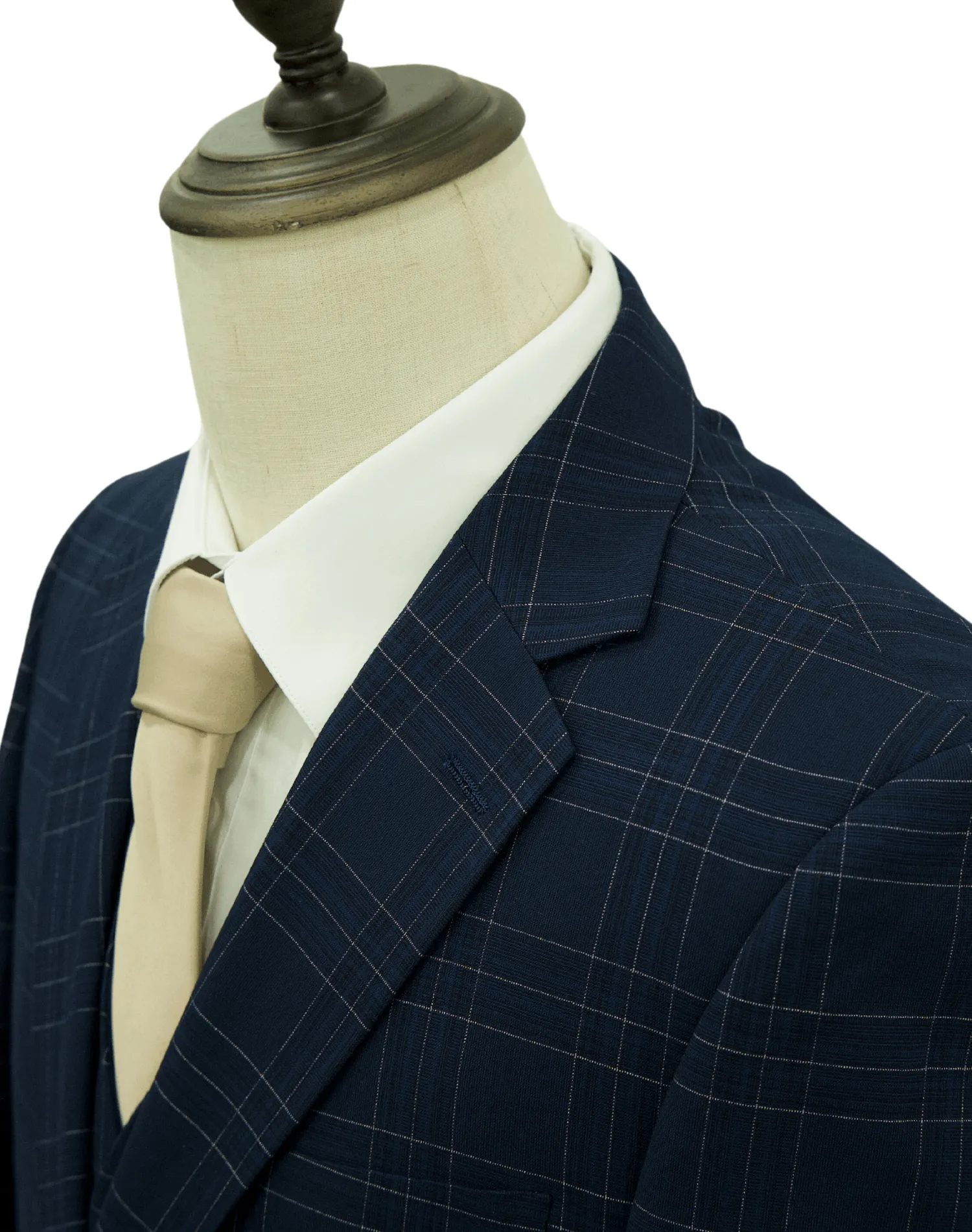 Mazari Paris Revo Modern Fit Suit With Reversible Vest - Navy 2302