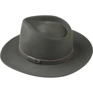 MENS BARBOUR CRUSHABLE BUSHMAN HAT - OLIVE