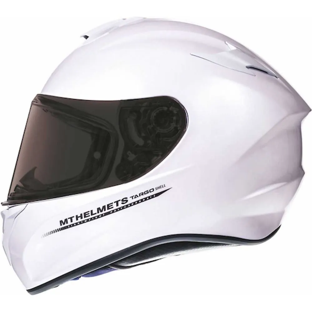 MT Targo Full Face Helmet Pearl White