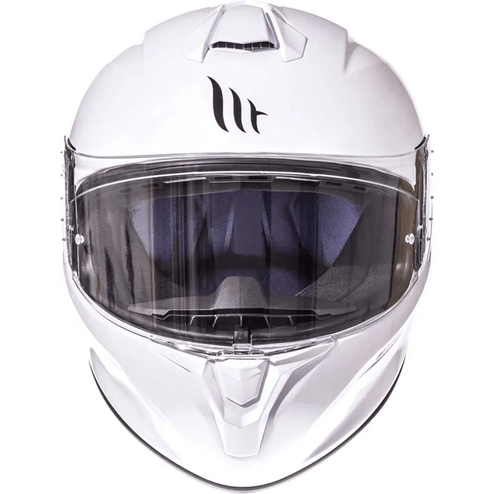 MT Targo Full Face Helmet Pearl White