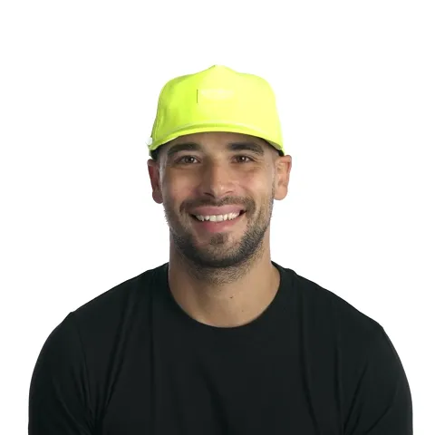Neon Yellow Hydro Coronado Links Baseball Cap