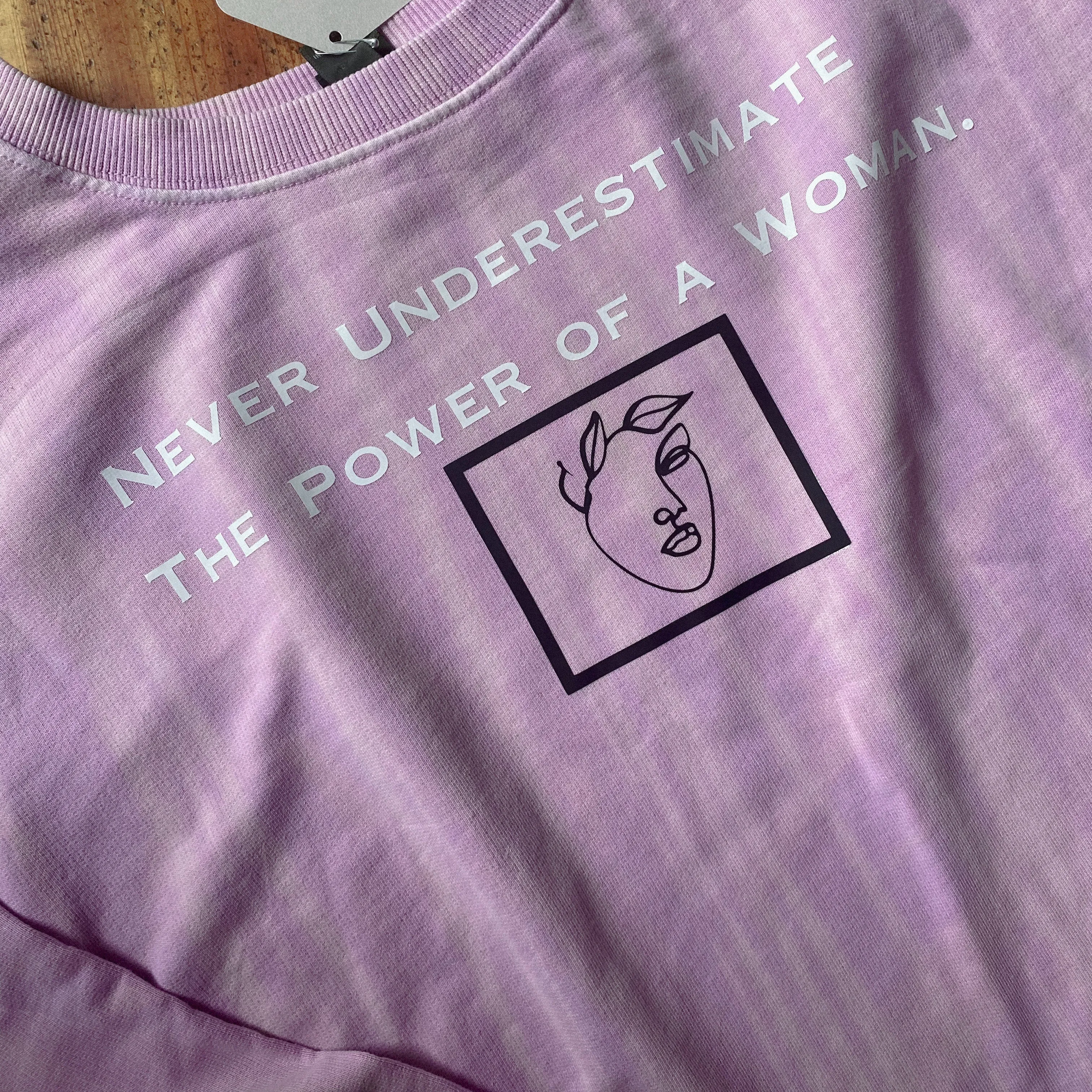 Never Underestimate Purp floral