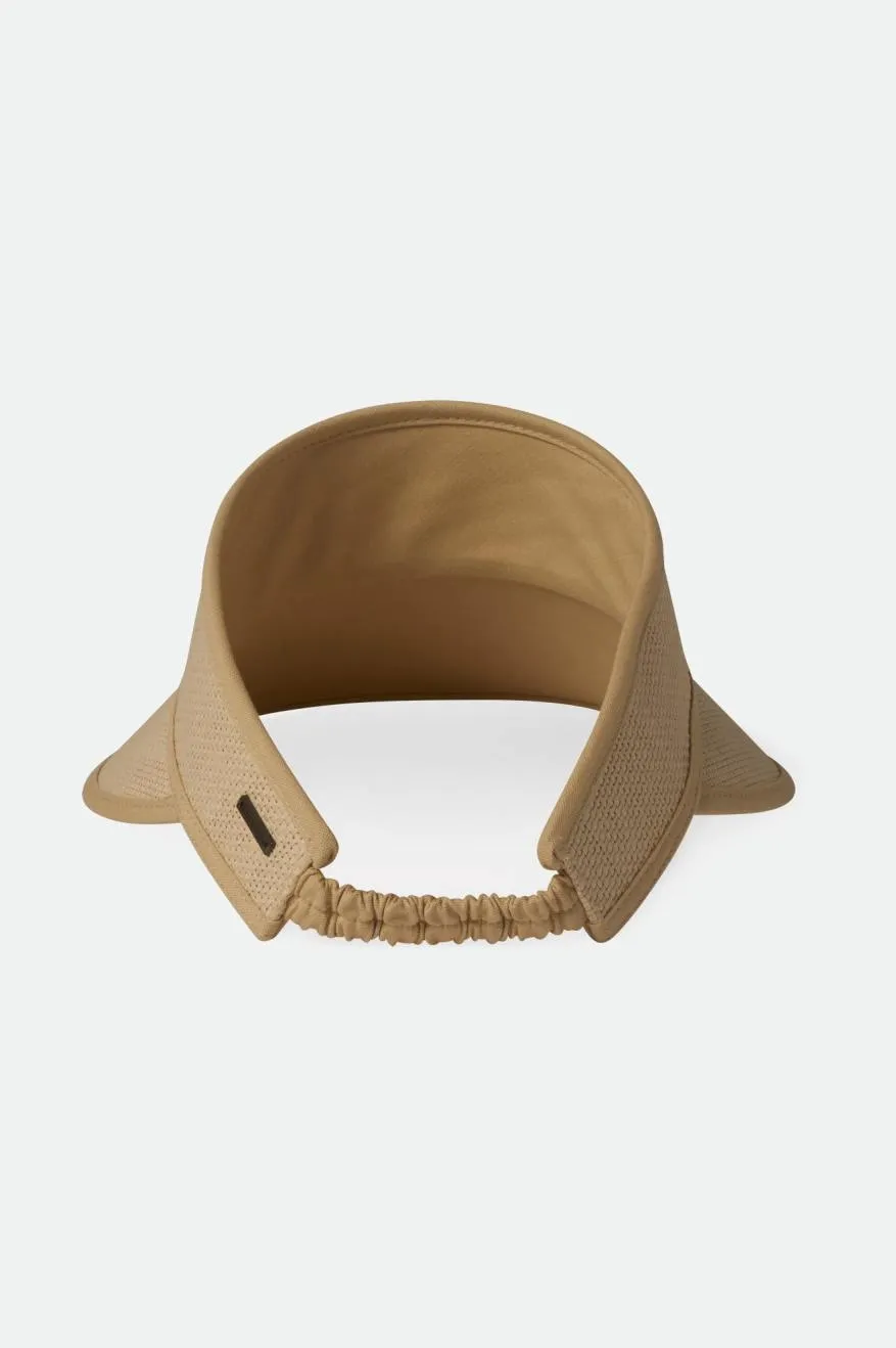 Newport Straw Visor - Natural/Natural