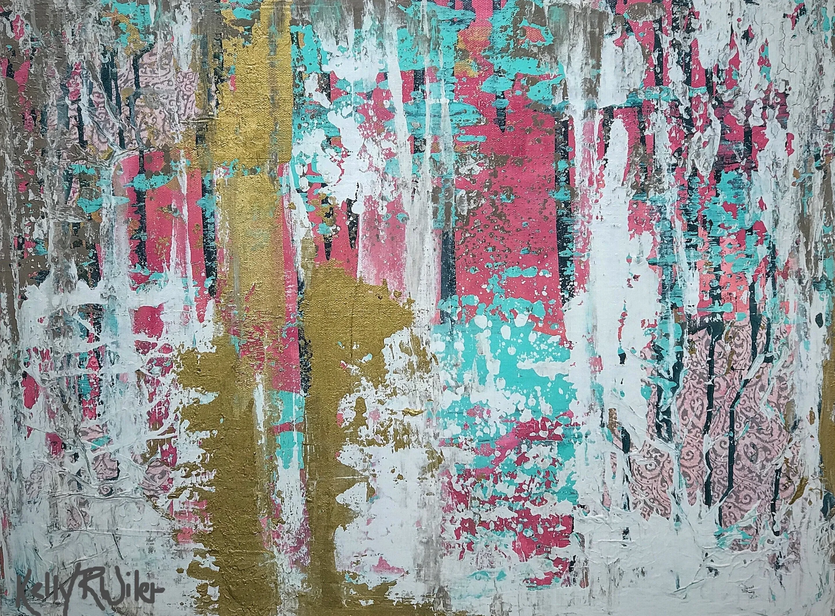 Original Art on Canvas "Breathe in a New Season"