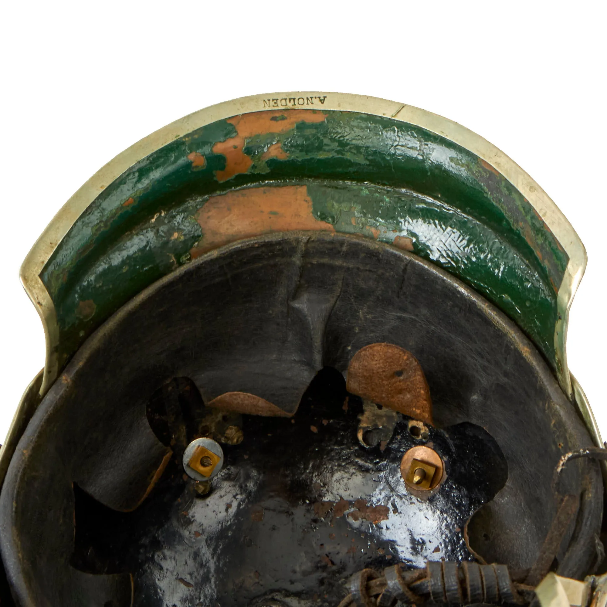 Original German Pre-WWI M1862/67 Kurassier Line Regiments Lobster Tail Pickelhaube Spiked Helmet