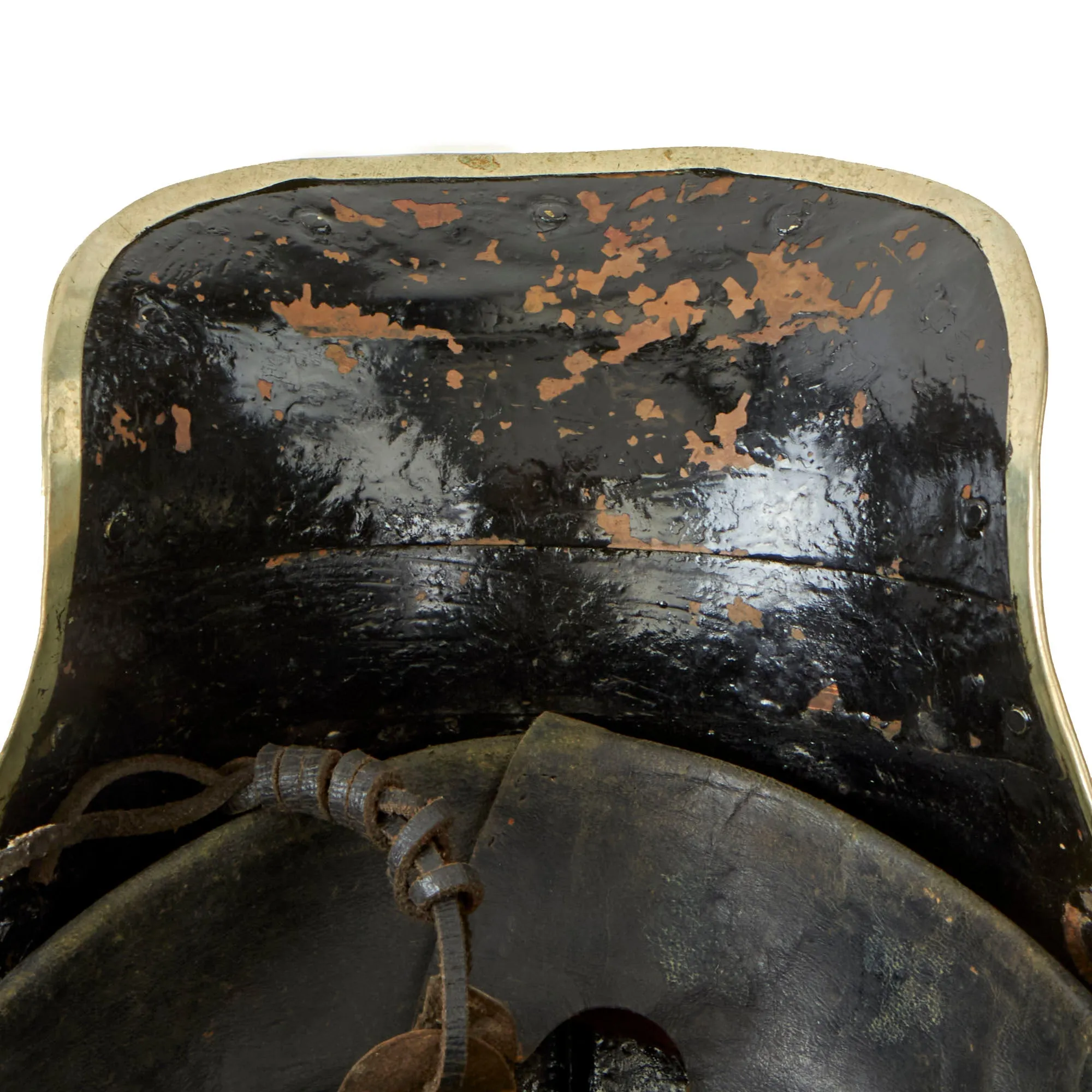 Original German Pre-WWI M1862/67 Kurassier Line Regiments Lobster Tail Pickelhaube Spiked Helmet