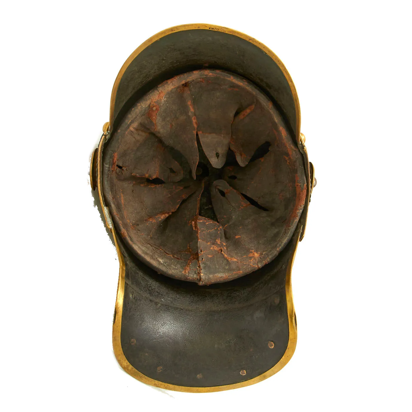 Original German Pre-WWI M1867 Kurassier Line Regiments Lobster Tail Pickelhaube Spiked Helmet