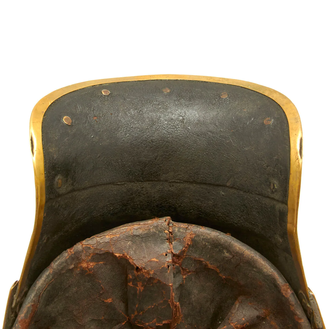 Original German Pre-WWI M1867 Kurassier Line Regiments Lobster Tail Pickelhaube Spiked Helmet
