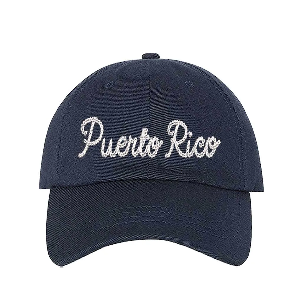Puerto Rico Embroidered Baseball Hat – Classic Puertorican Baseball Hat