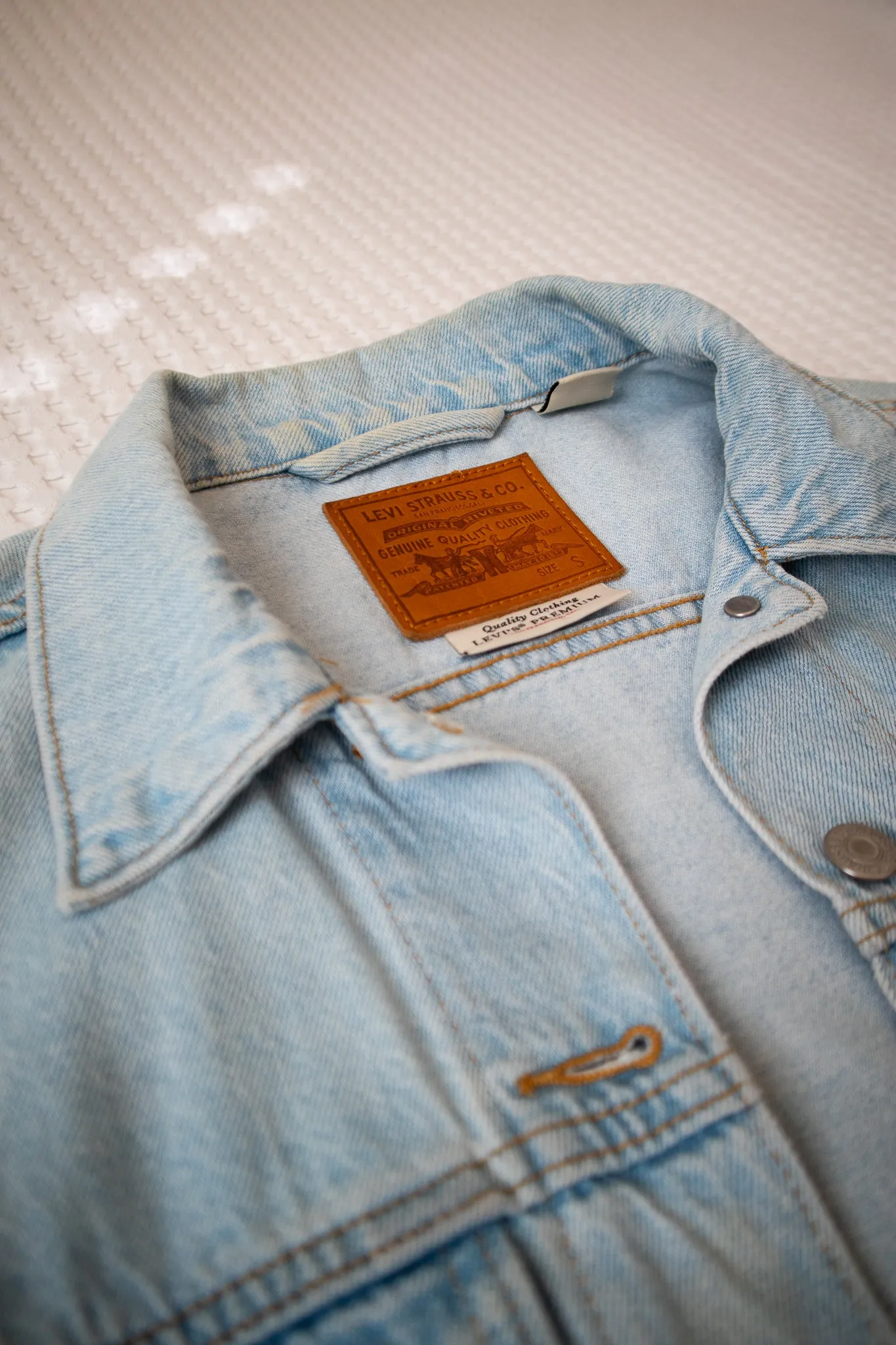 Python Denim Jacket - Hand Painted Original