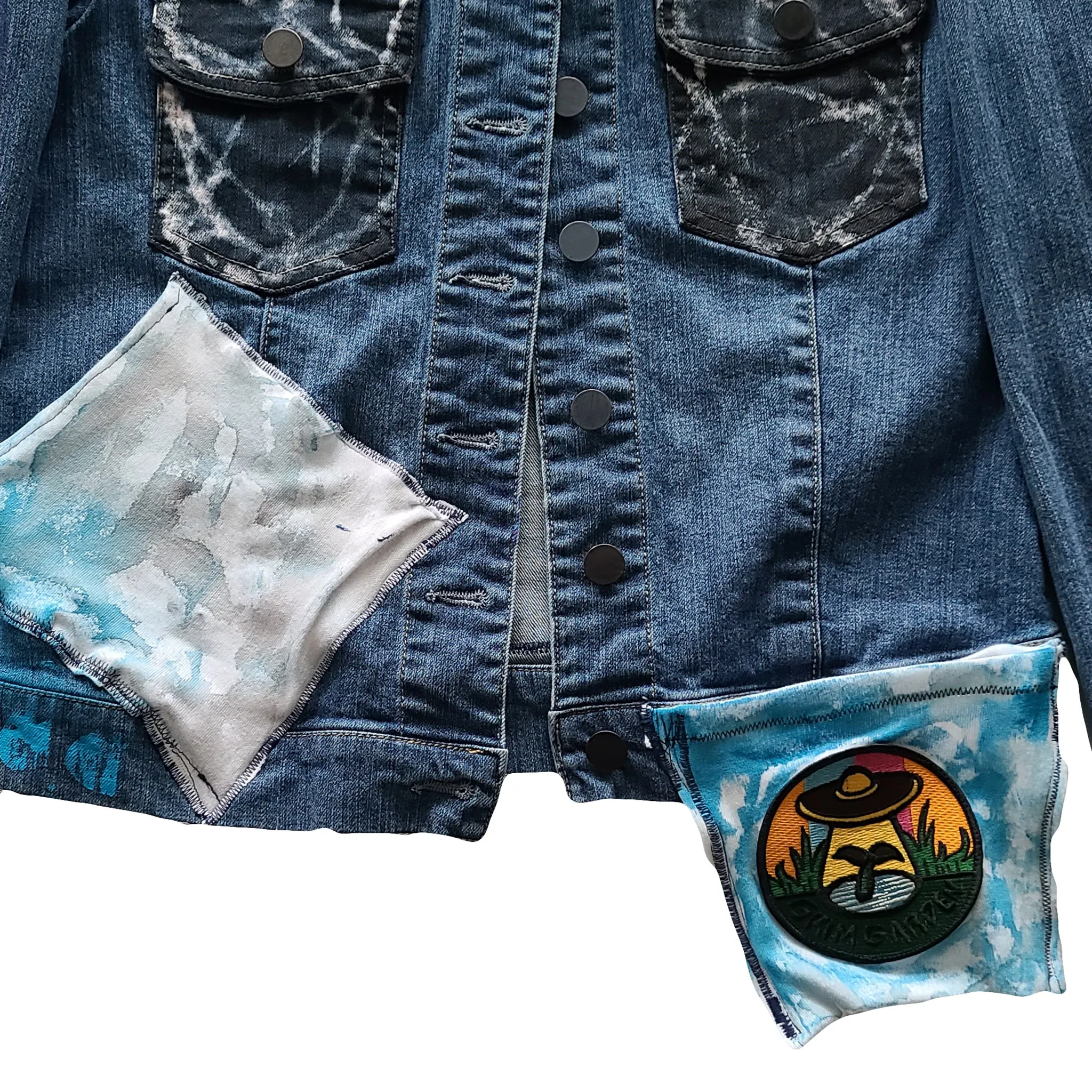 "Goddess of Deformity" 1-of-1 Denim Jacket