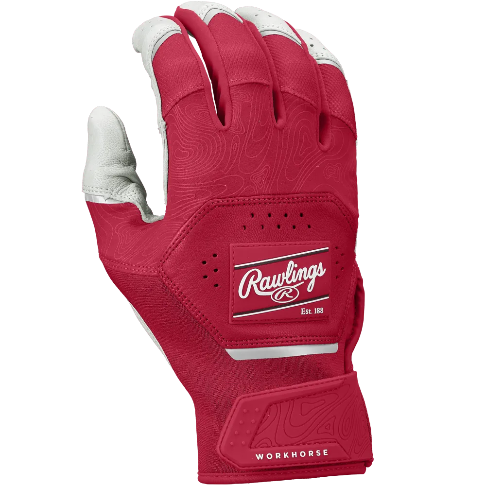 Rawlings Workhorse Adult Batting Gloves: WH25BG