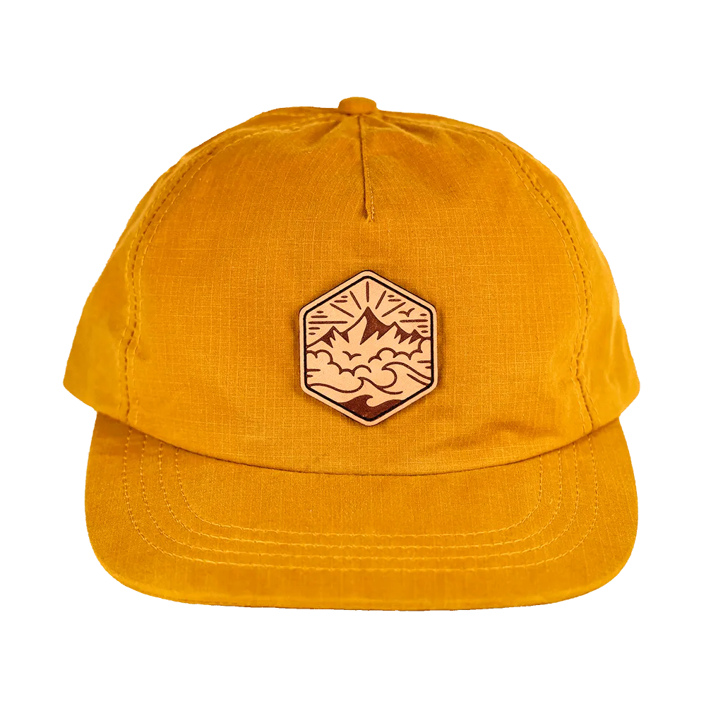 Sea To Sky DryTek Waxed Ripstop Strapback | Mustard