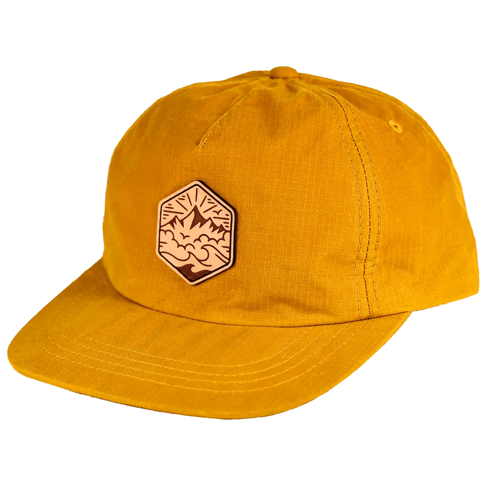 Sea To Sky DryTek Waxed Ripstop Strapback | Mustard