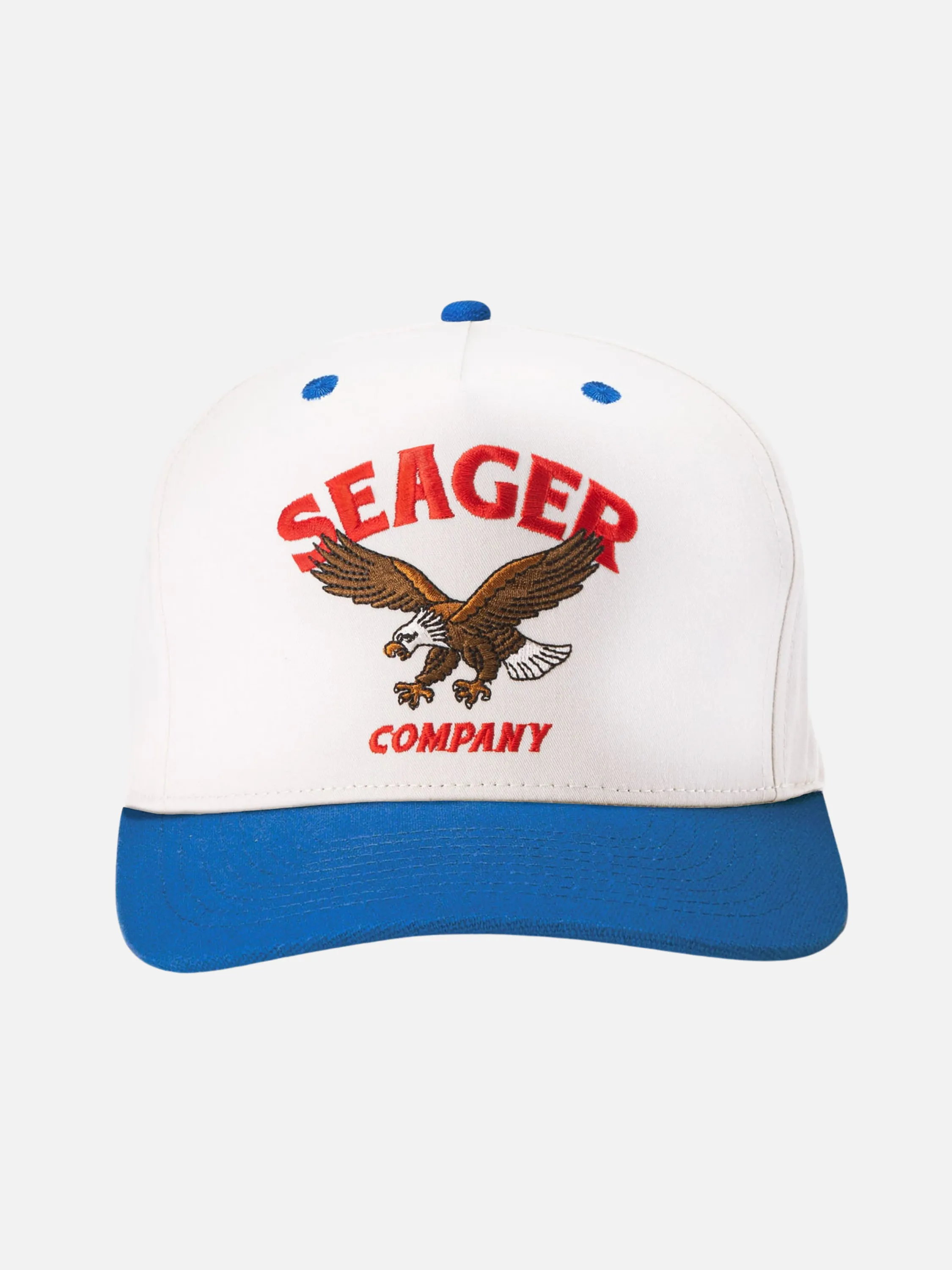Seager Bradley Snapback - Cream/Blue
