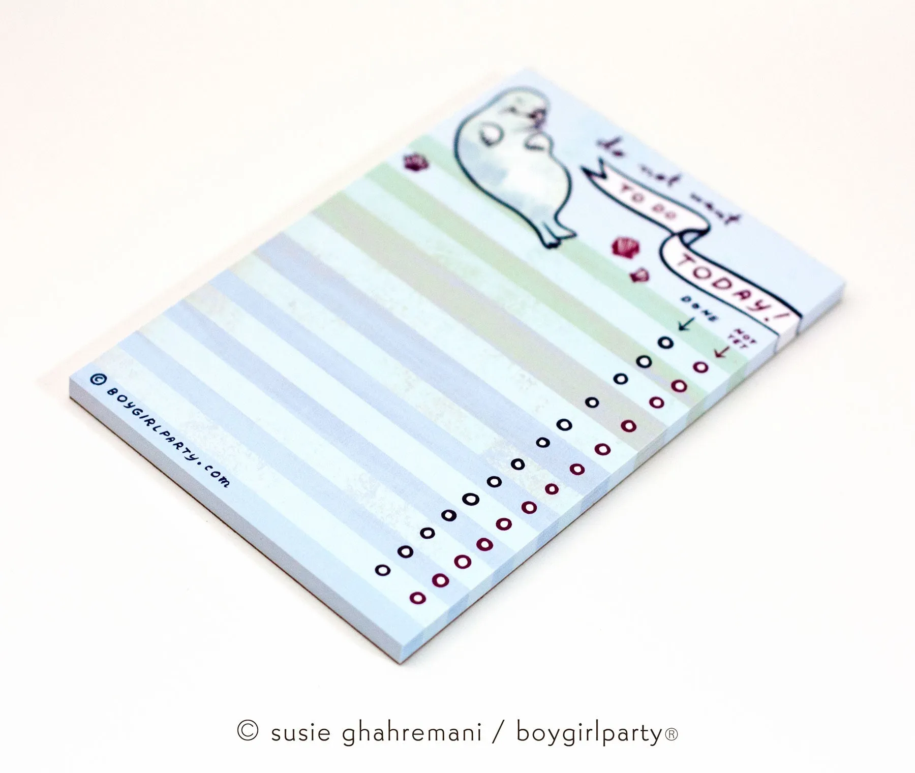 Seal To Do List Notepad – Funny Gift for Lazy People