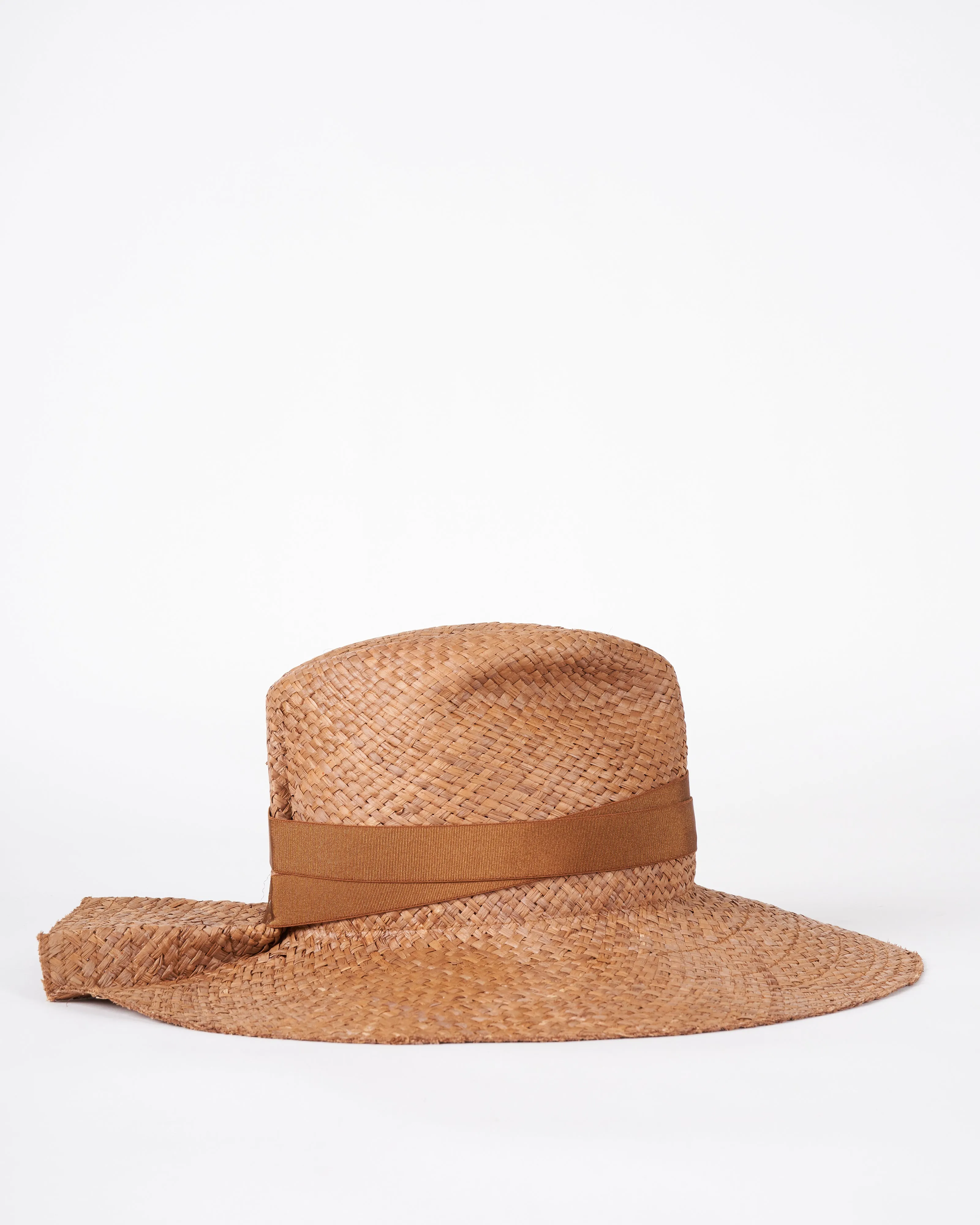 snap first aid hat - straw caramel / bronze