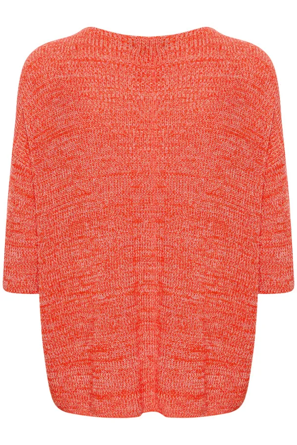 Soaked In Luxury Tuesday Cotton Jumper in Grenadine Mela