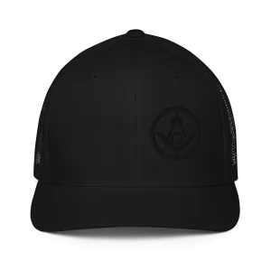 Square and Compass Mesh Back Trucker Hat