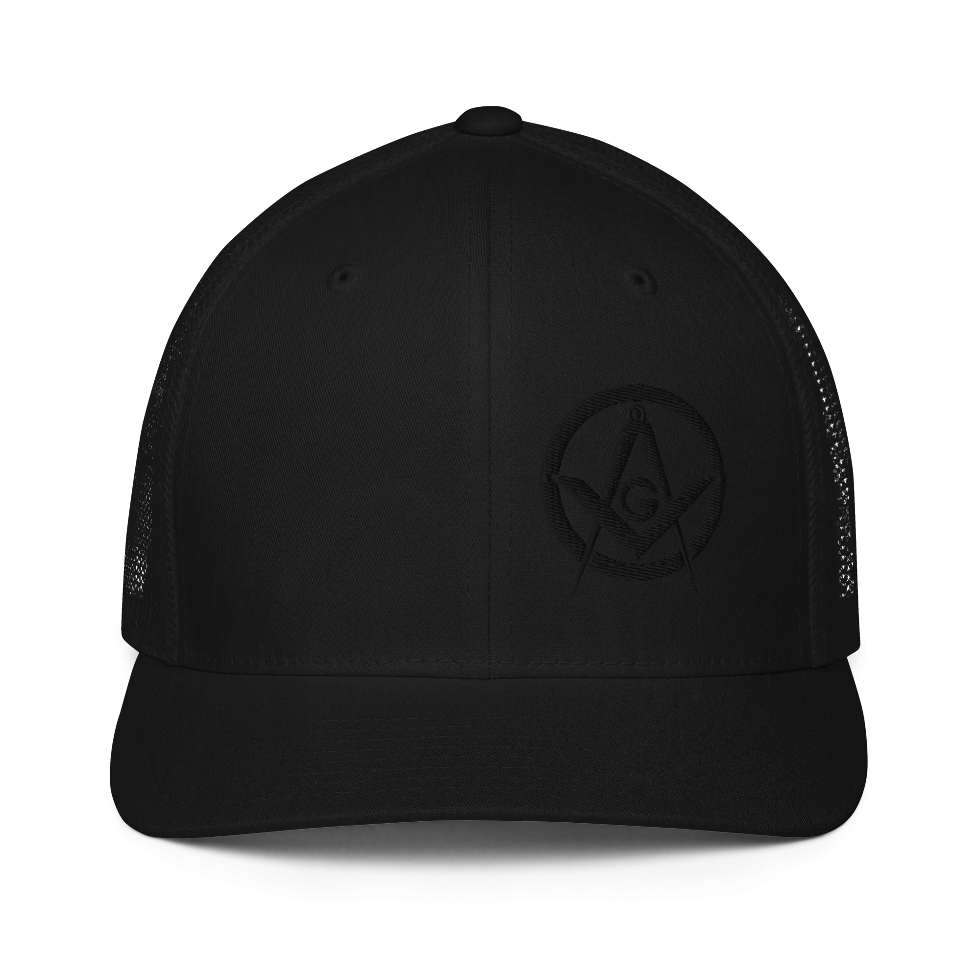 Square and Compass Mesh Back Trucker Hat