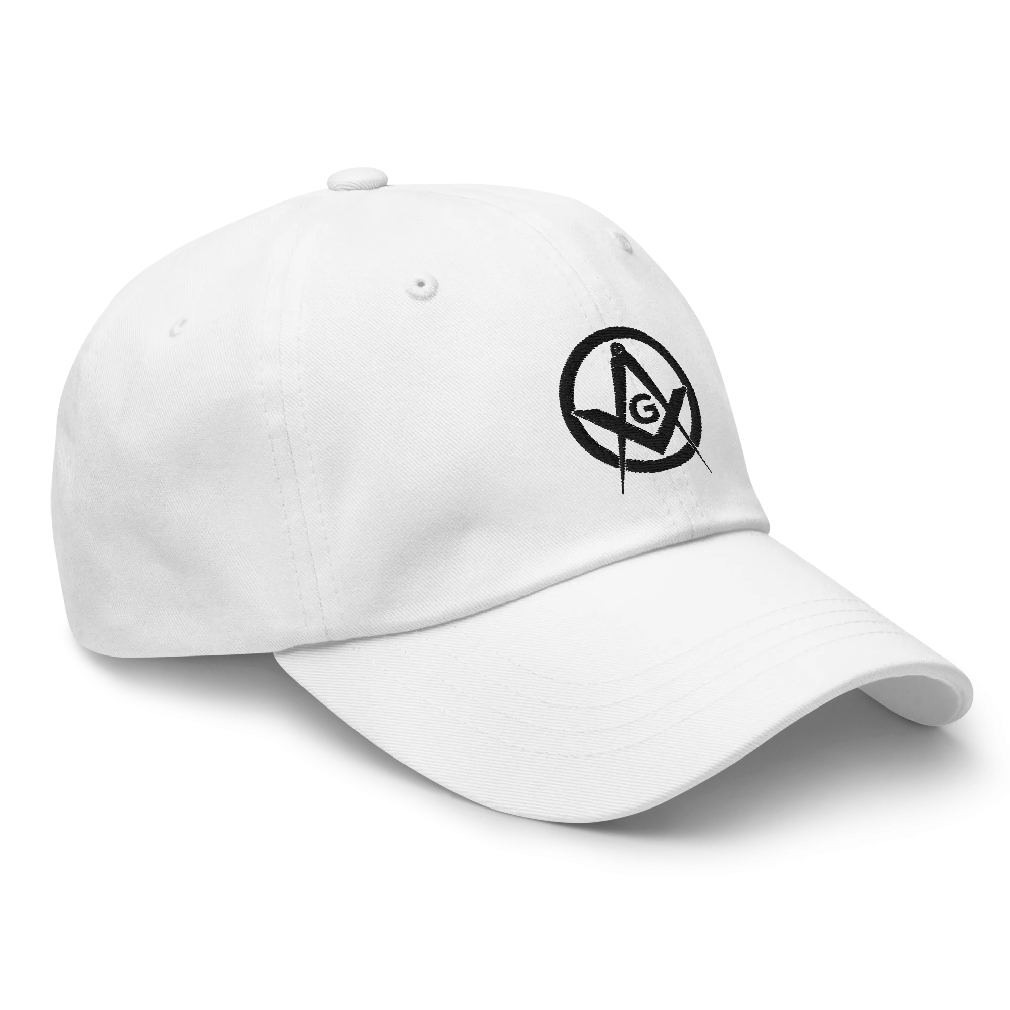 Square and Compass with G Classic Dad Hat