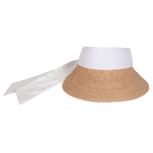 Twilly Tie Visor White