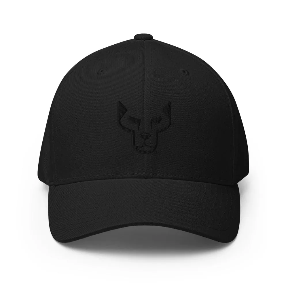 UnderDog Black Logo Flex Fit