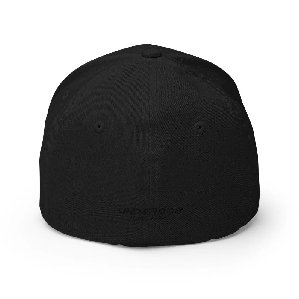 UnderDog Black Logo Flex Fit