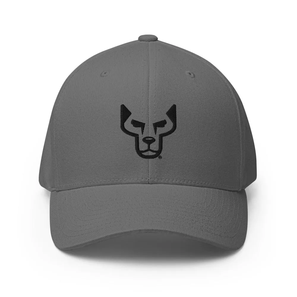 UnderDog Black Logo Flex Fit