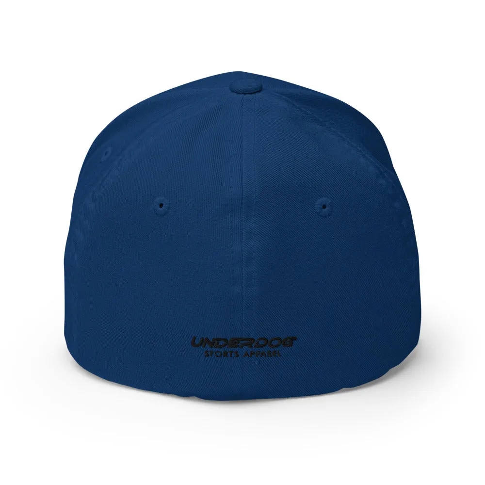 UnderDog Black Logo Flex Fit
