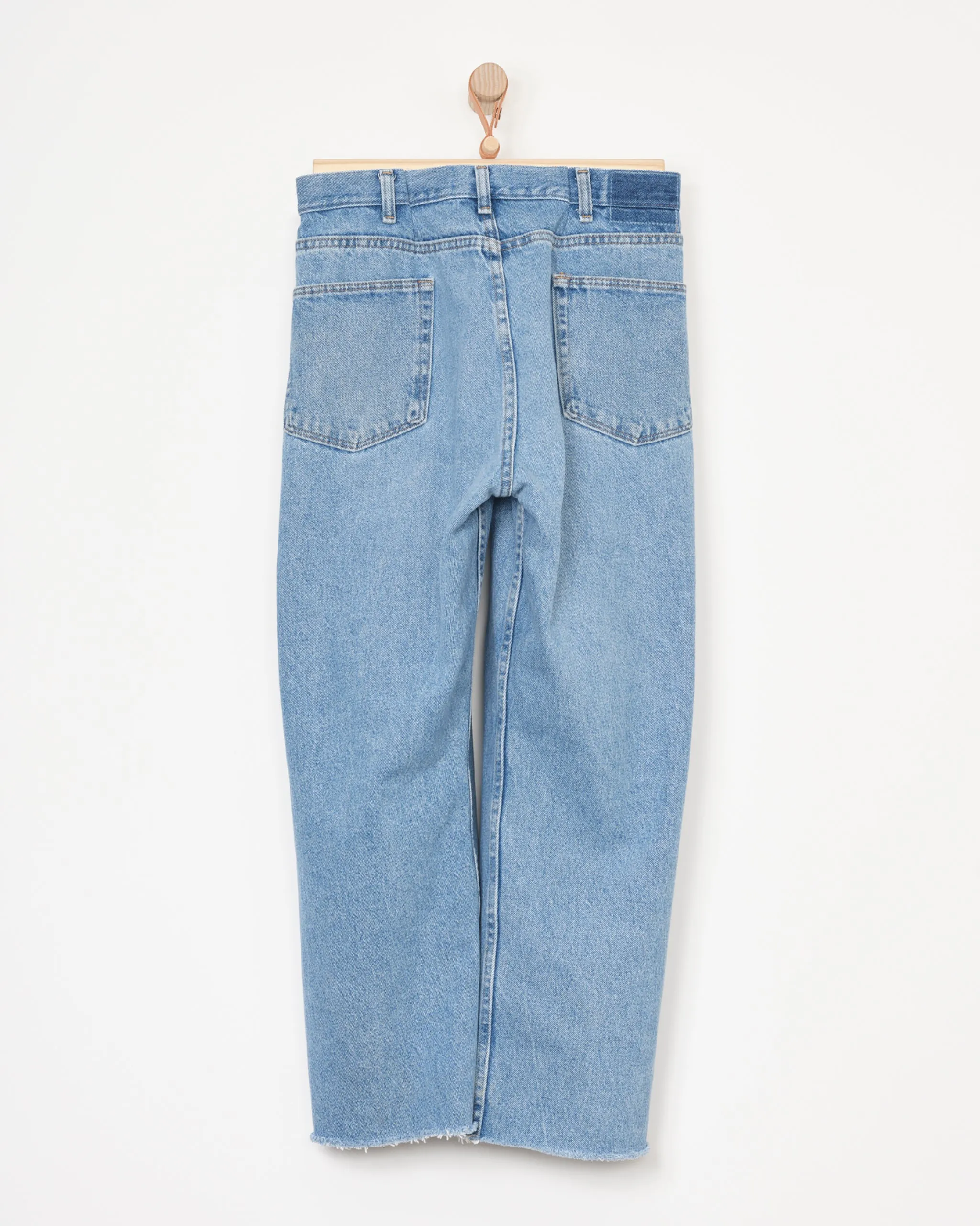 Upcycled Denim Pant in Light Wash