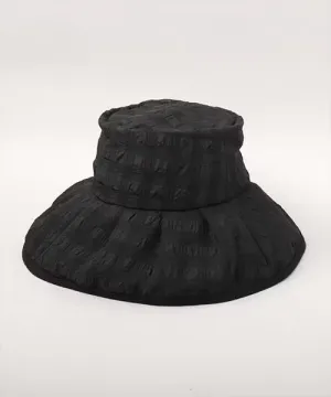 Viche Gingham Wide Brim Hat