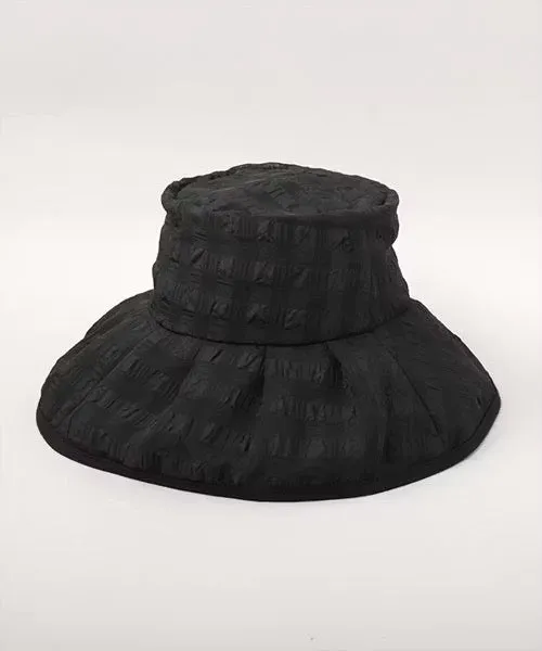 Viche Gingham Wide Brim Hat