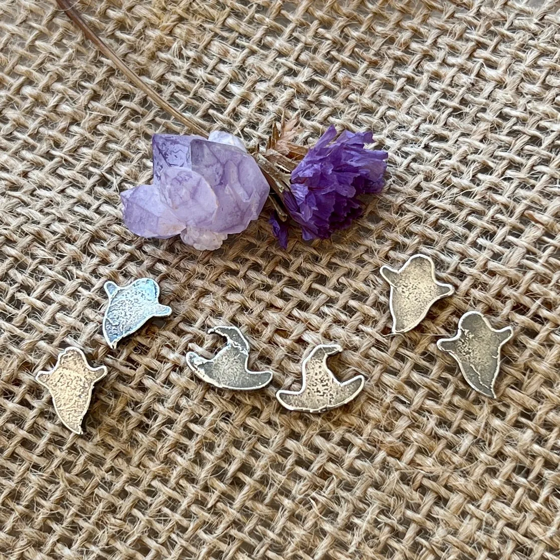 Witch Hat Post Sterling silver earrings