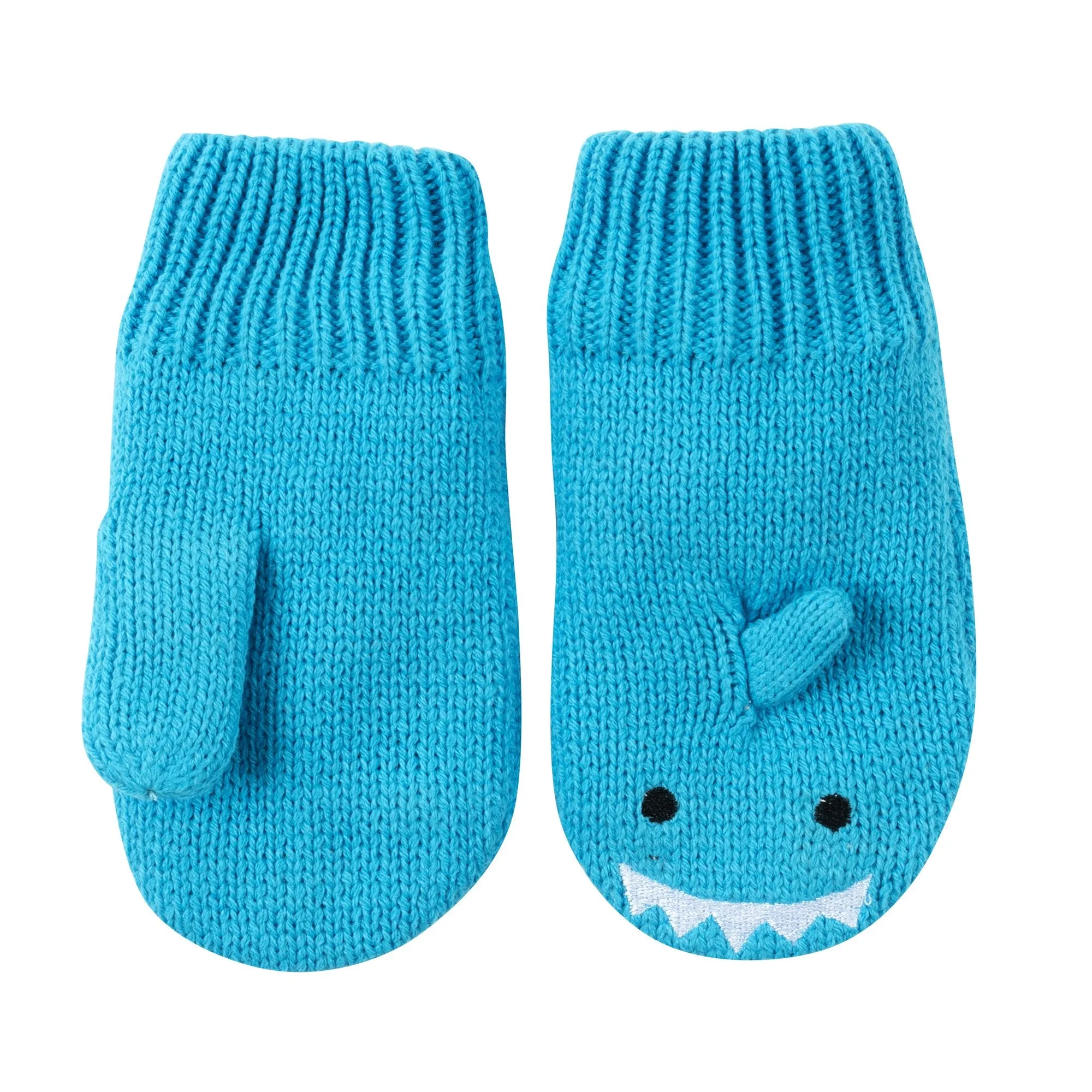 Zoocchini -  Baby and Kids Knit Balaclava Hat - Sherman The Shark 6 to 24 months